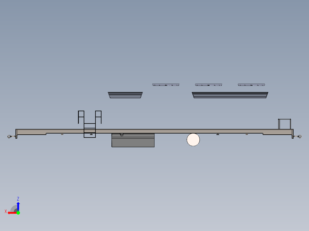 火车、动车、高铁(54)右视图