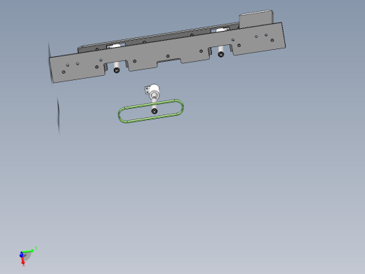 0.49米0.13米双带输送机构
