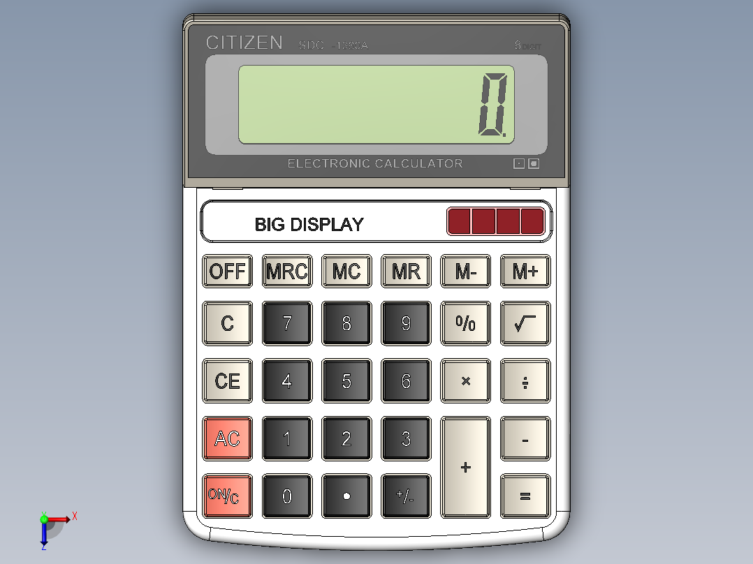 计算器(27)俯视图