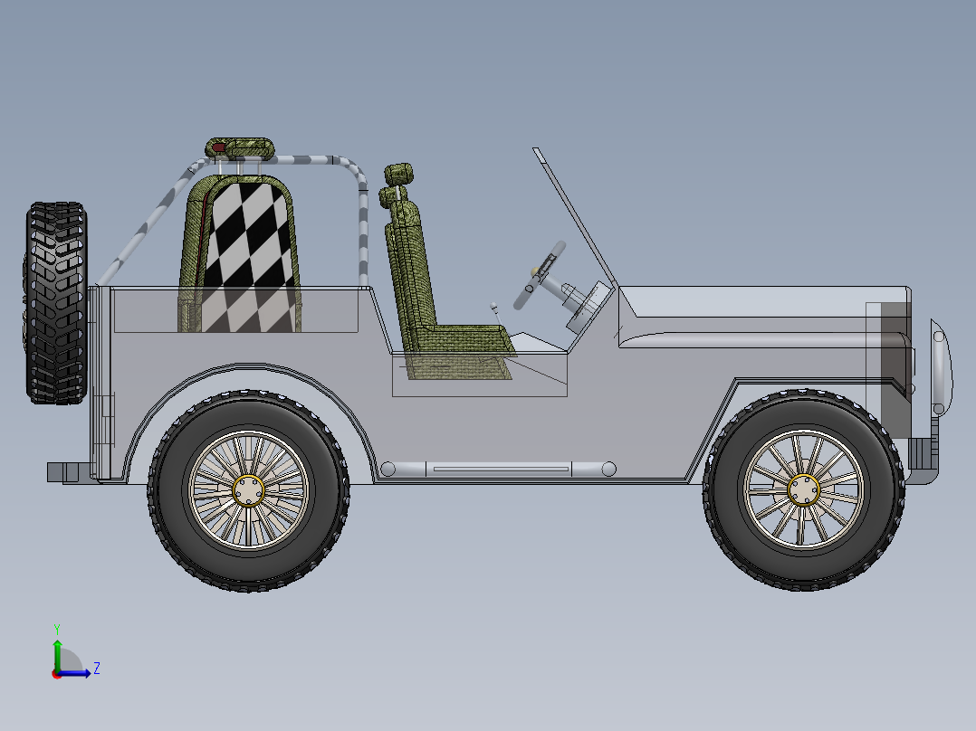 A3003976-吉普车左视图