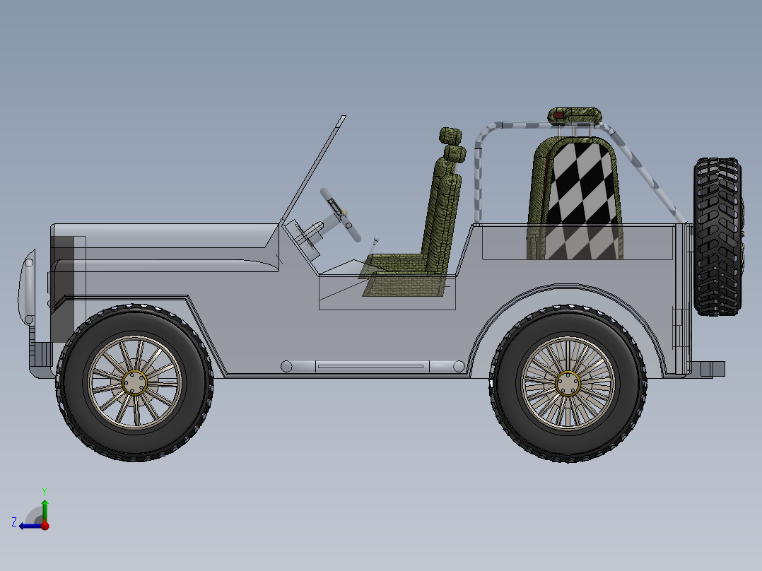 A3003976-吉普车右视图