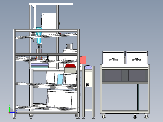 手柄装配设备左视缩略图