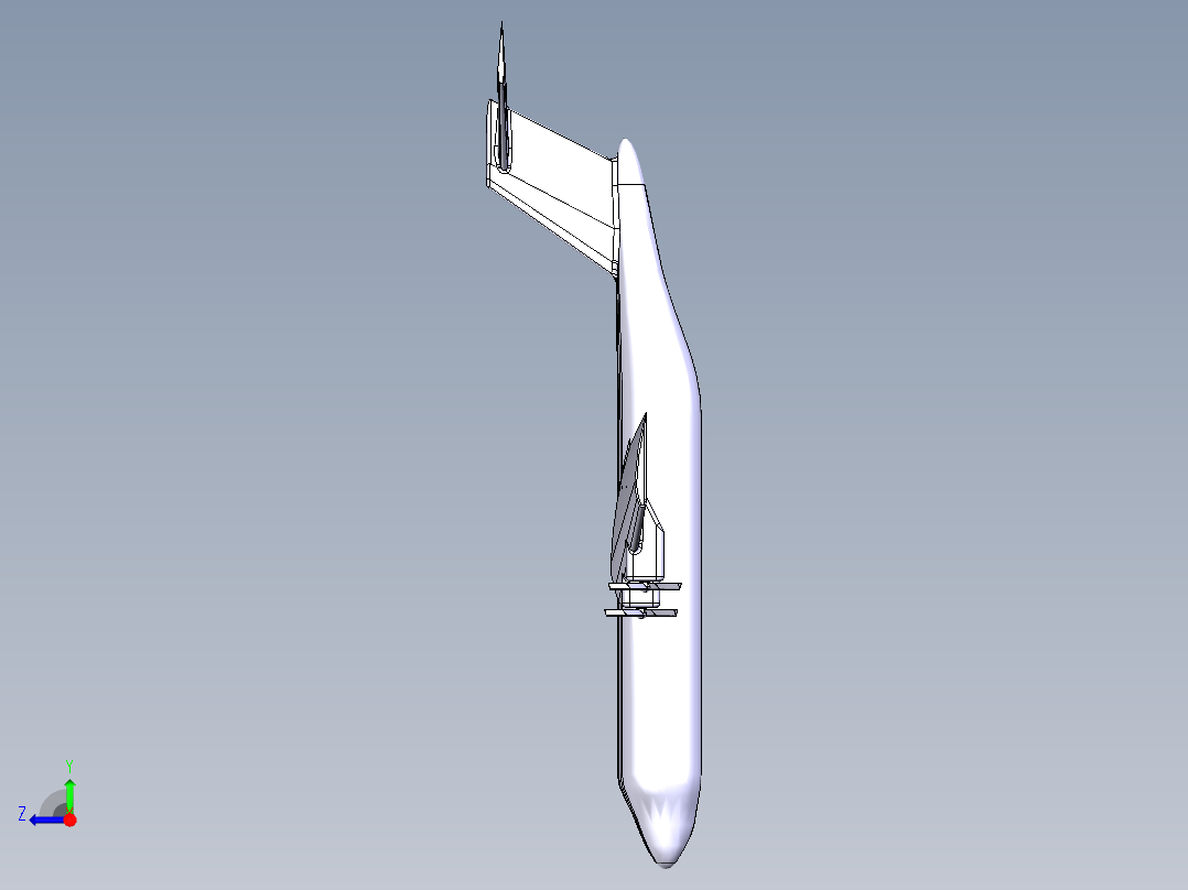 B3004087-运输机右视图