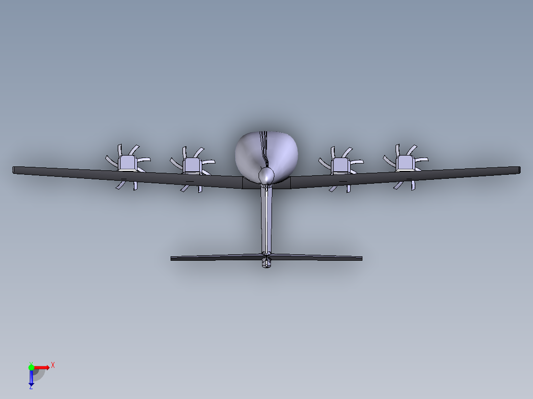 B3004087-运输机俯视图