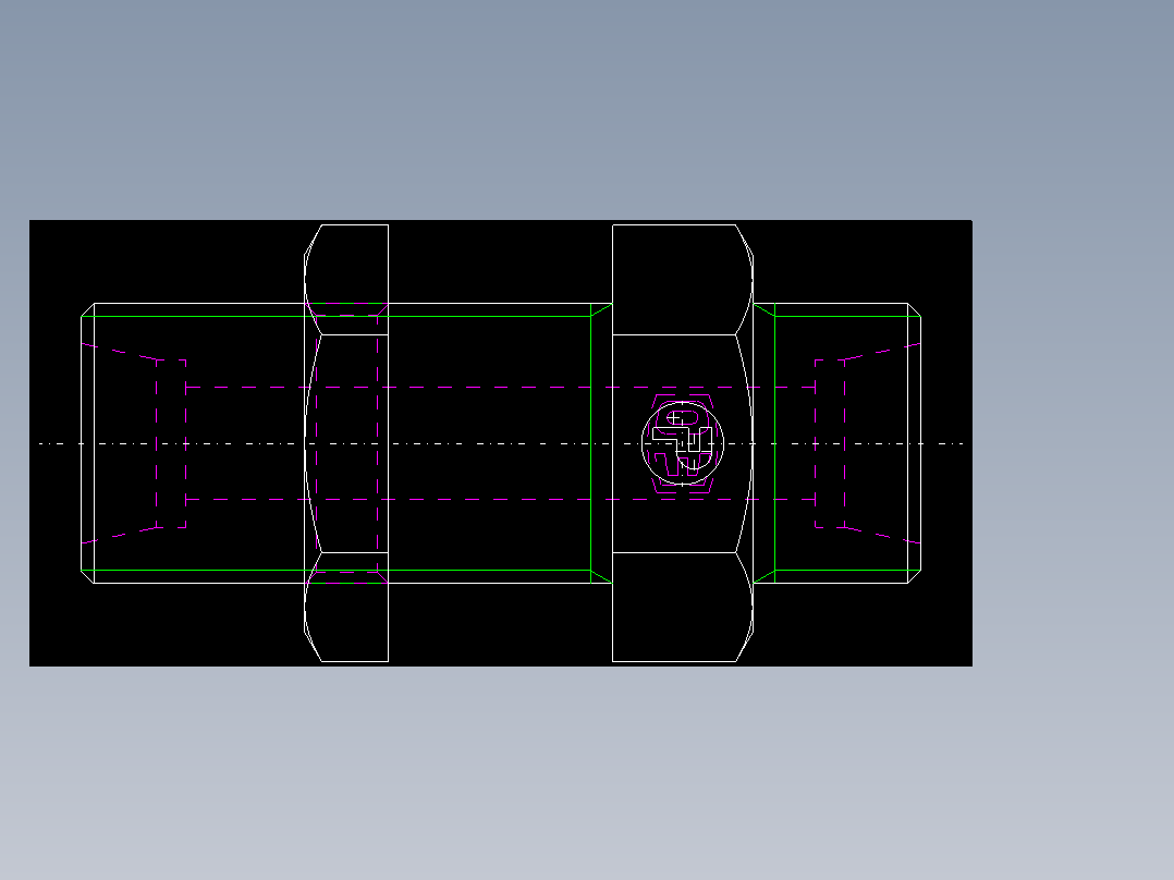 PARKER管接头EO Bulkhead union SV12SOMDCF(16)_back