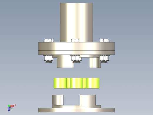 耦合联轴器俯视缩略图