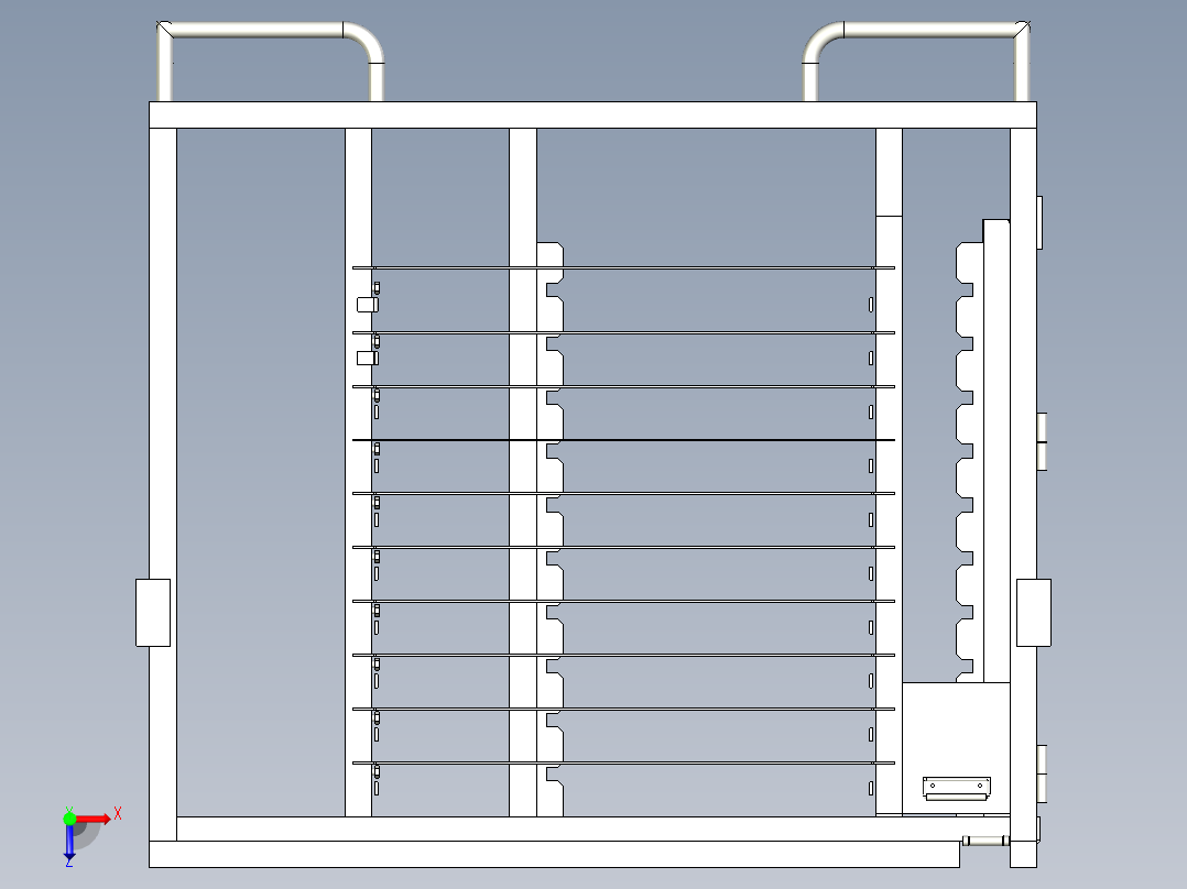 A5天窗器具俯视图