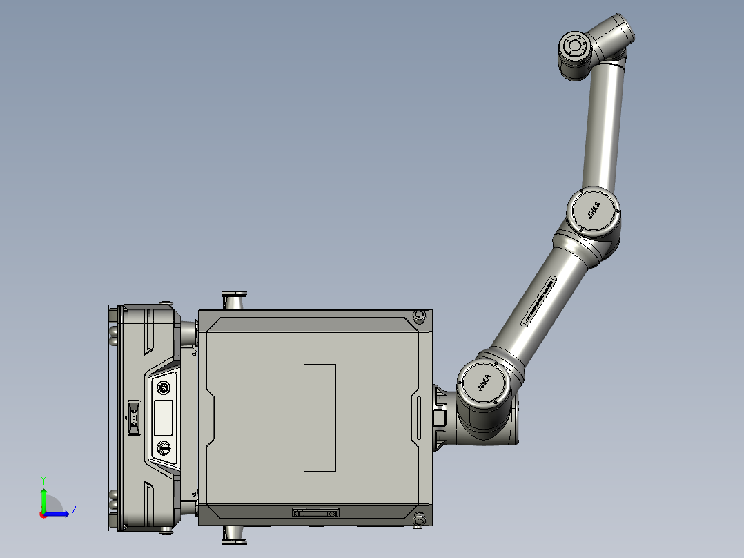 AGV复合机器人左视图
