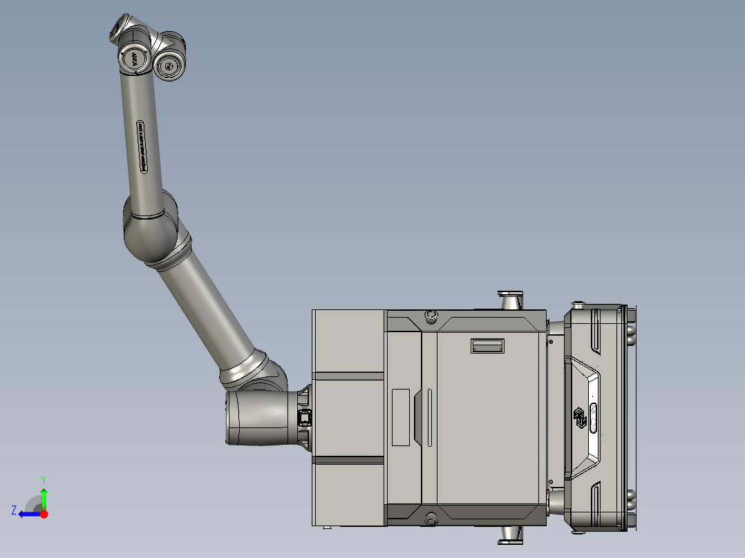 AGV复合机器人右视图