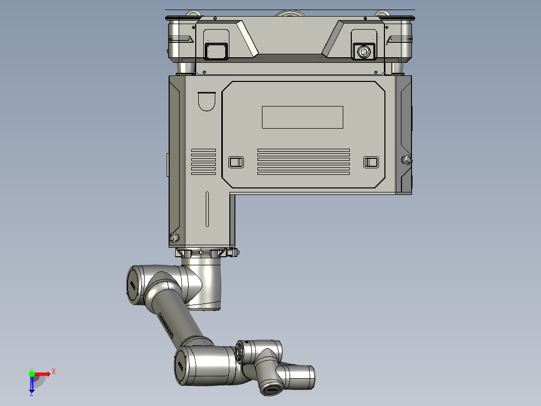 AGV复合机器人俯视图