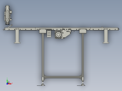 AB-0406-06-013A-A中板输送带-长1600前视缩略图