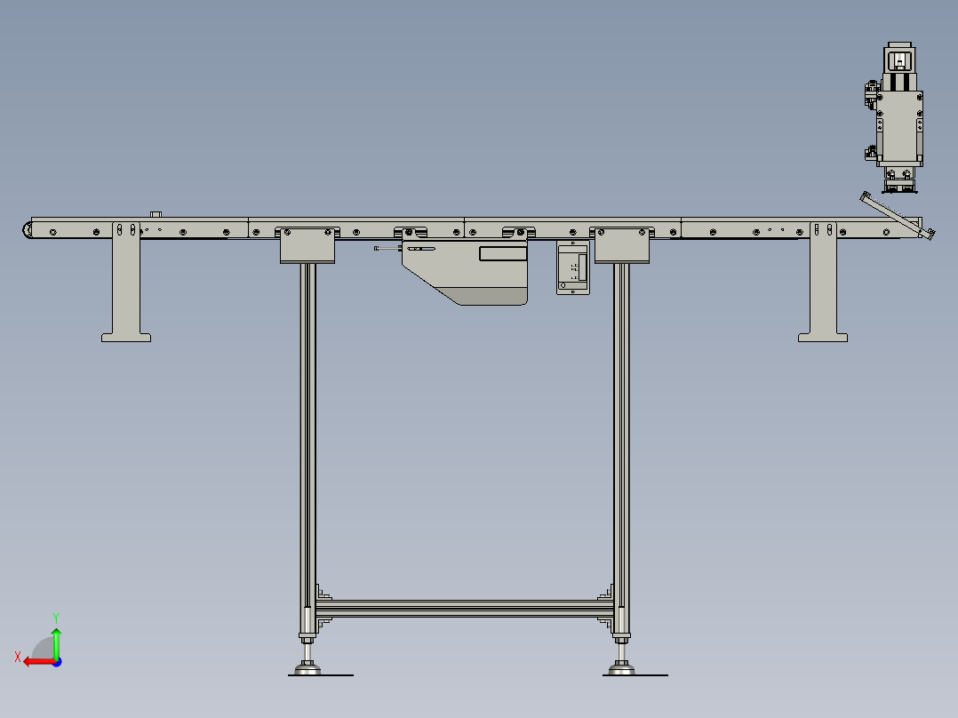 AB-0406-06-013A-A中板输送带-长1600后视图