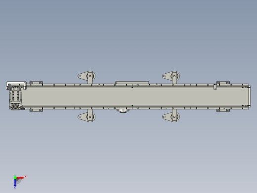 AB-0406-06-013A-A中板输送带-长1600俯视缩略图
