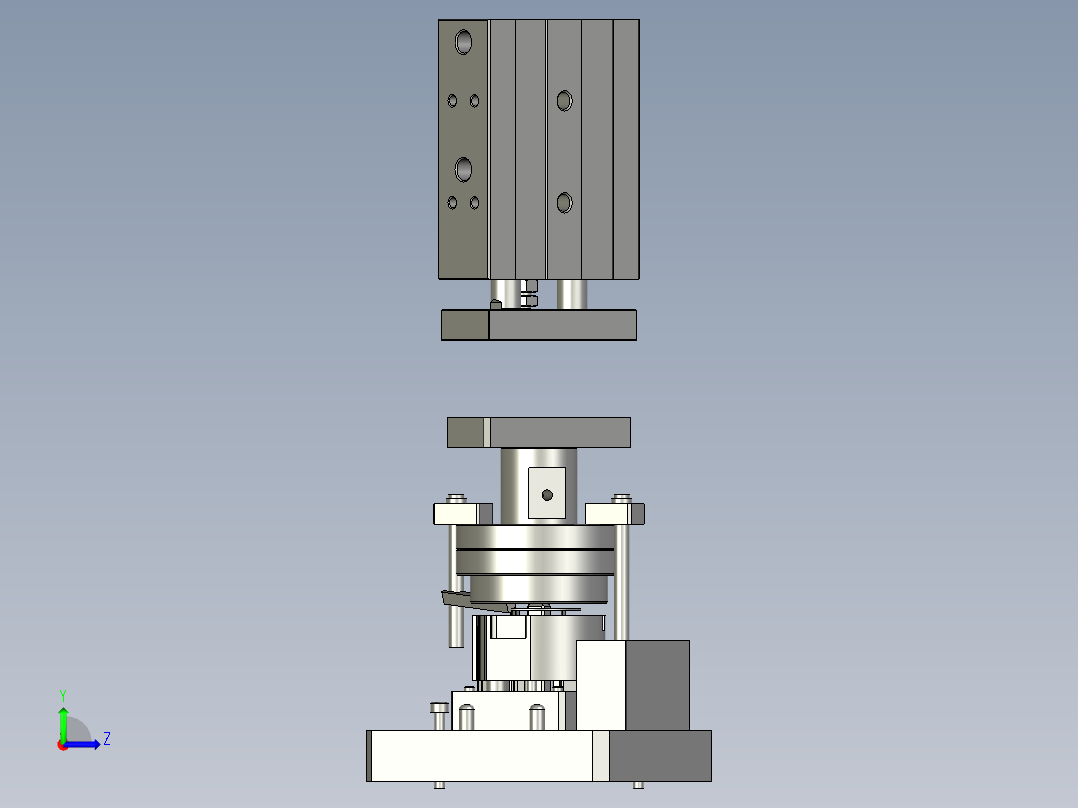KS-DZJD-02-00铆接点油机左视图
