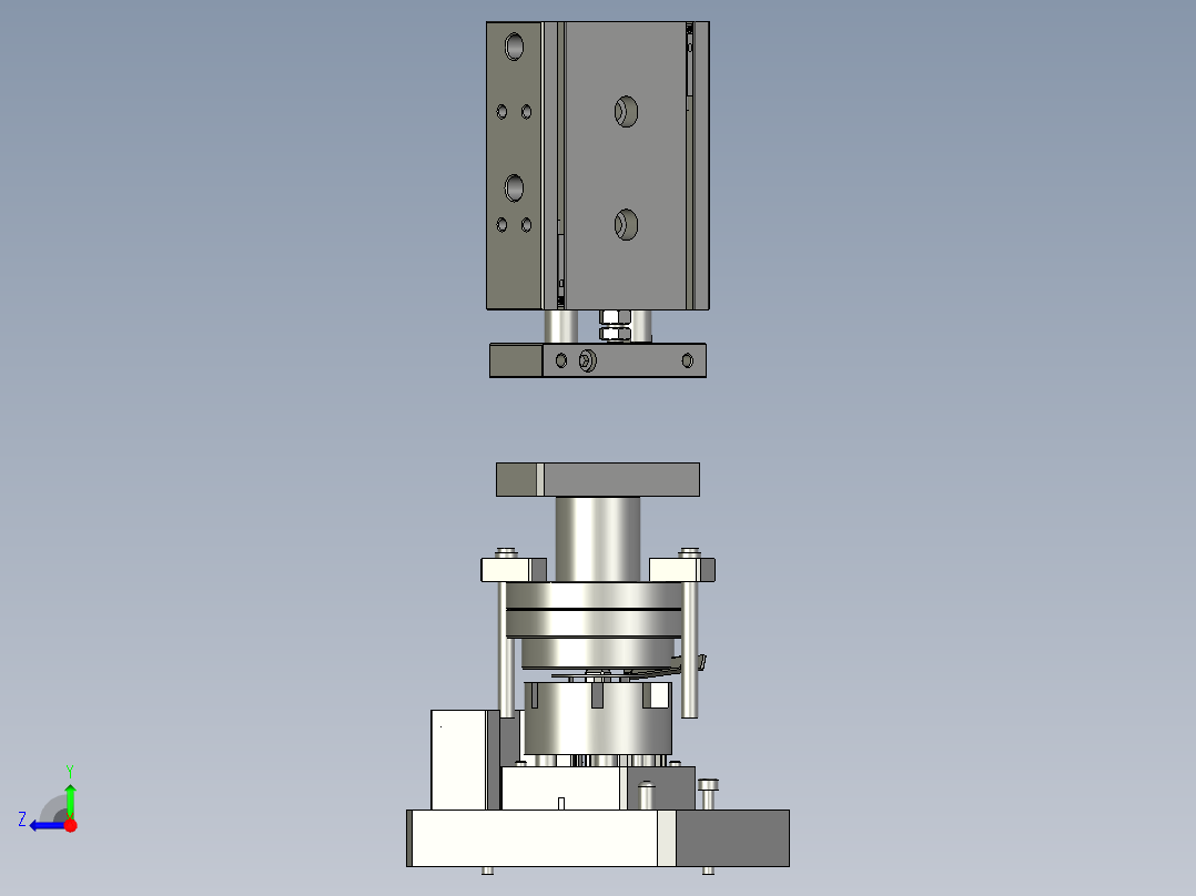 KS-DZJD-02-00铆接点油机右视图