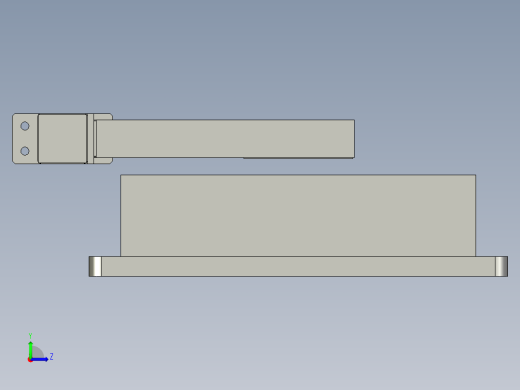 显示屏安装组合左视缩略图