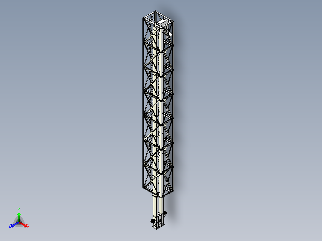大型提升设备设计主视图