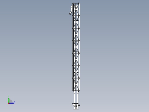 大型提升设备设计左视缩略图