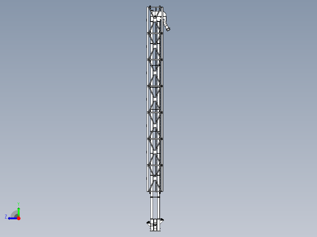 大型提升设备设计右视图