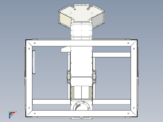 大型提升设备设计俯视缩略图