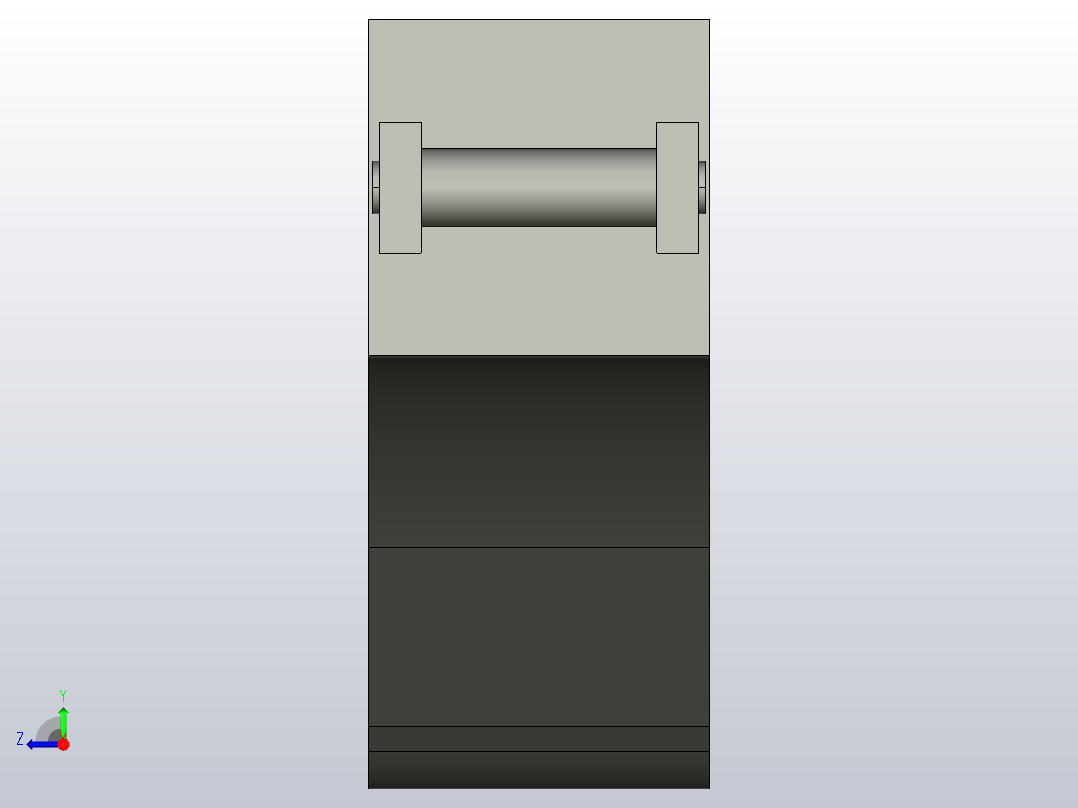 YLXEJ320-C1 YL不锈钢尾部轮装置右视图