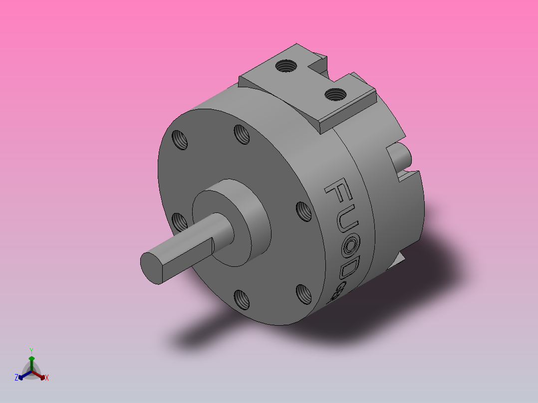 FS-CRB2 叶片旋转气缸(基本型)[FS-CRB2BW15-90SZ]主视图