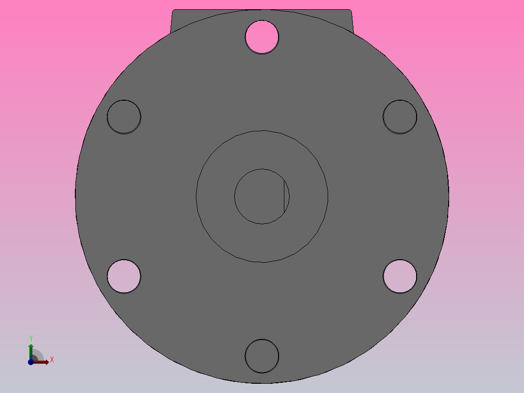 FS-CRB2 叶片旋转气缸(基本型)[FS-CRB2BW15-90SZ]前视图