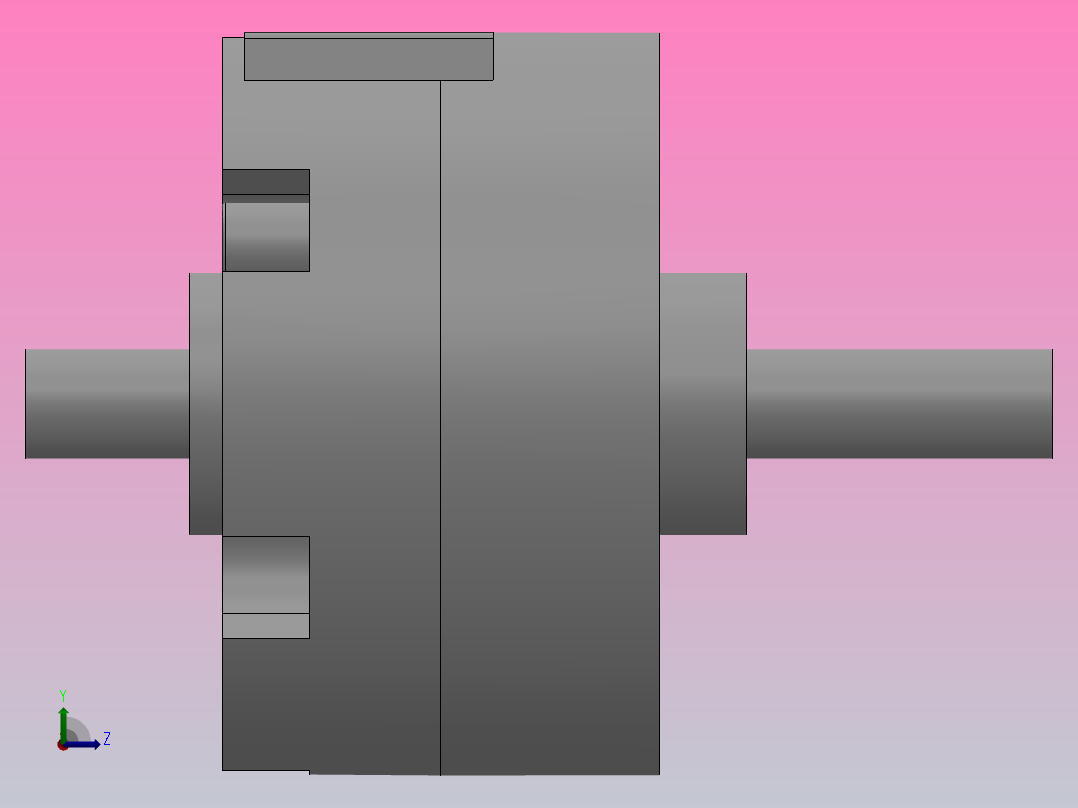 FS-CRB2 叶片旋转气缸(基本型)[FS-CRB2BW15-90SZ]左视图
