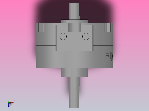 FS-CRB2 叶片旋转气缸(基本型)[FS-CRB2BW15-90SZ]俯视缩略图