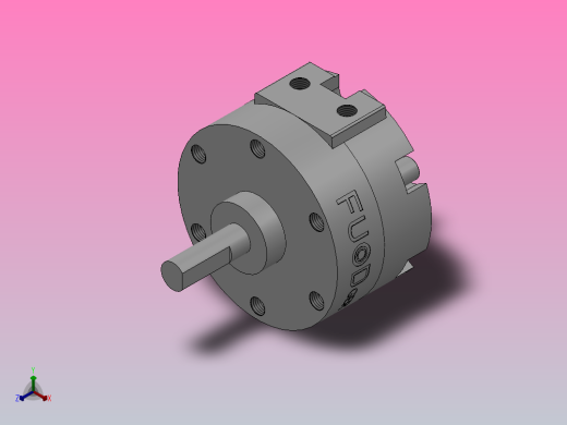 FS-CRB2 叶片旋转气缸(基本型)[FS-CRB2BW15-90SZ]正等轴测缩略图