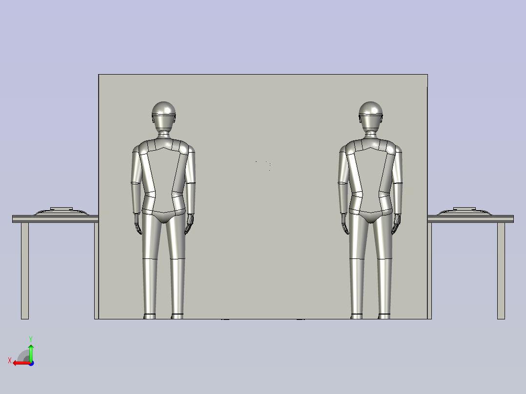 铁盘锁付在线式后视图