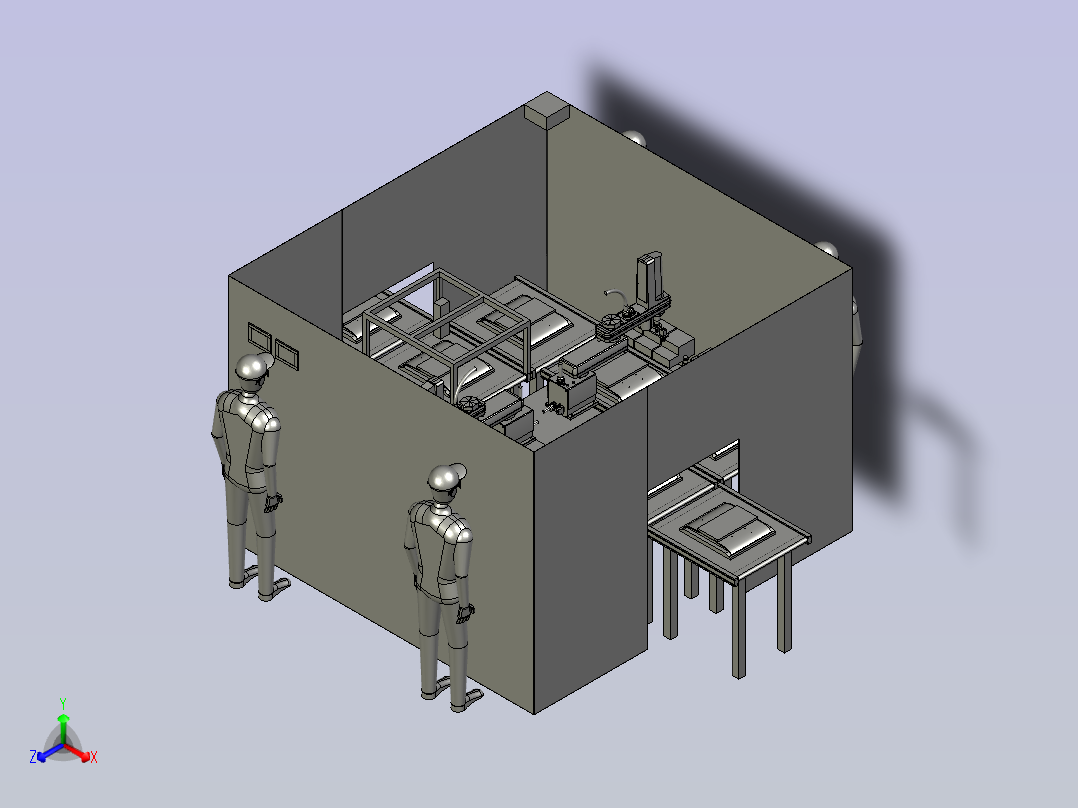 铁盘锁付在线式正等轴测图
