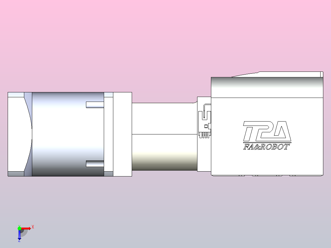 带式直线轴半闭式TPA-ONB-120F-90-L2750-DR-J90-N3俯视图
