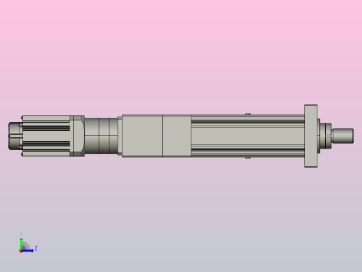 MTA125-200-P10-FF-D-K_-P2000W&amp;3000W-S3重载型电动缸左视缩略图