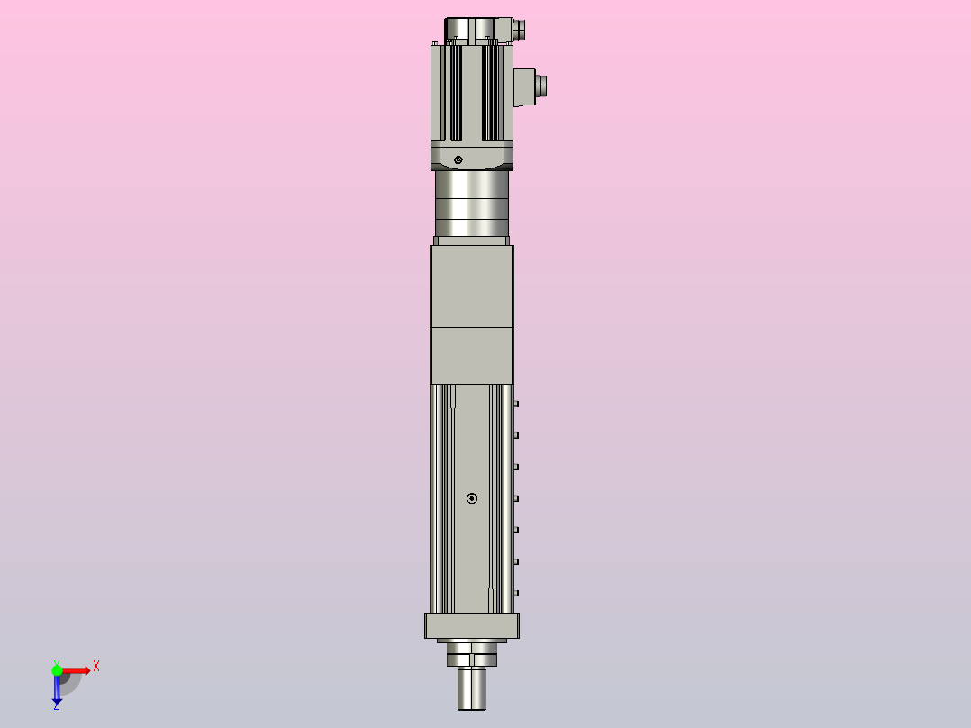 MTA125-200-P10-FF-D-K_-P2000W&amp;3000W-S3重载型电动缸俯视图
