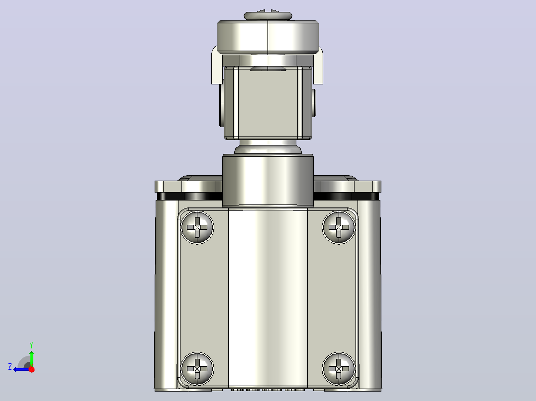 YBLX-K3_20S_T防水接头行程开关三维模型202111右视图