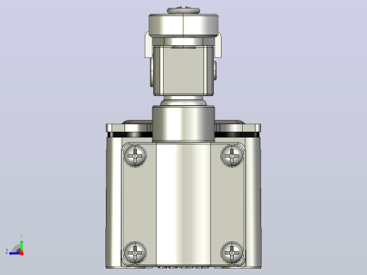 YBLX-K3_20S_T防水接头行程开关三维模型202111右视缩略图