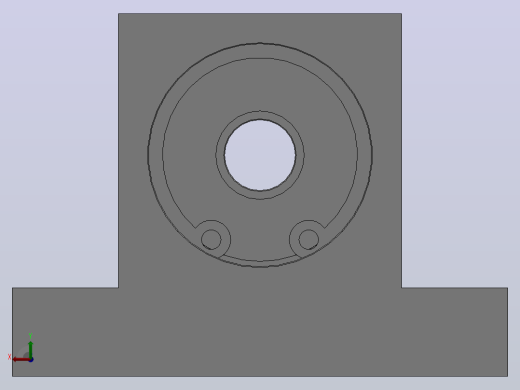 T型高度选择型轴承座组件_BTC-628-2Z-25-A后视缩略图