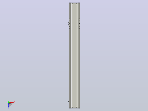 SYS14-950-M-200W滚珠花健、支撑座、滚珠丝杠、交叉导轨、直线模组.STEP俯视缩略图