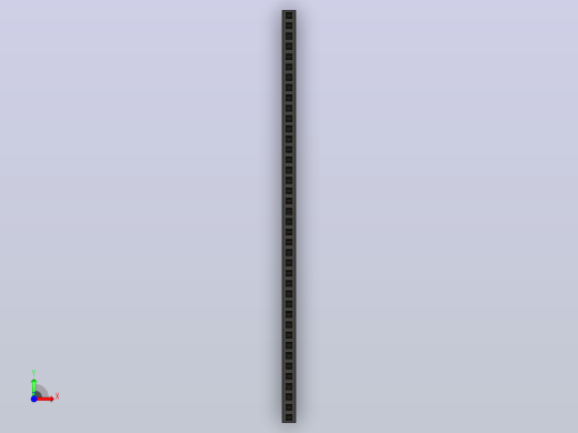母针头Female_Header_1x40_P2.0_H4.3_straight.step前视缩略图