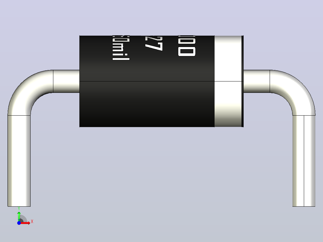 轴向二极管外壳DO-27_Max_650mil_rev1.0.zip.zip前视图