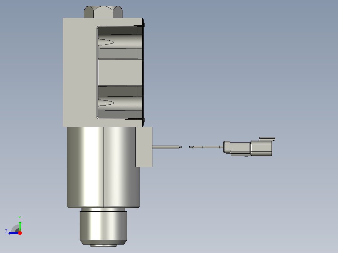 伊顿液压元件dg4v-5-a-kup6d2-20-dc-rock右视图