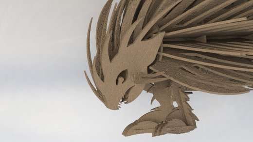 豪猪刺猬立体拼装模型3D图纸 Solidworks设计 附STEP IGS缩略图