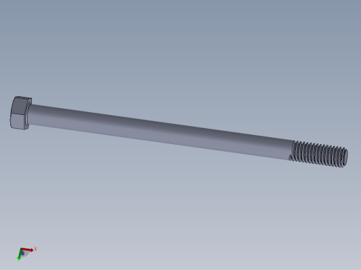 UNC 六角螺栓-Hex Bolt 0.375-16 x 6.SLDPRT