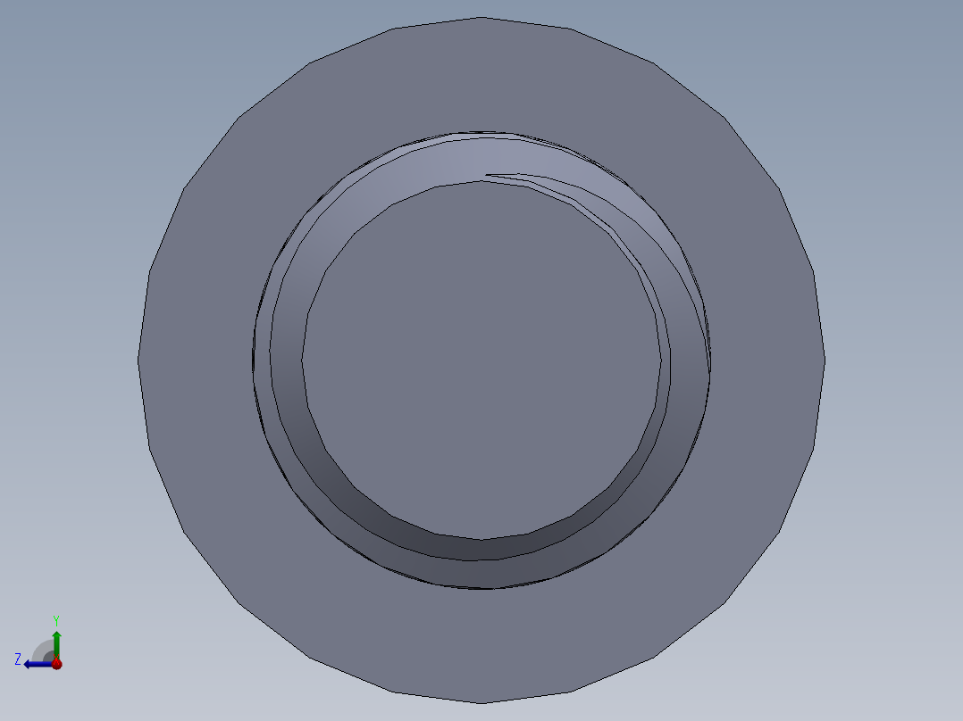 粗螺纹 SHCS 螺钉-SHCS 0.5.x13x6.SLDPRT右视图