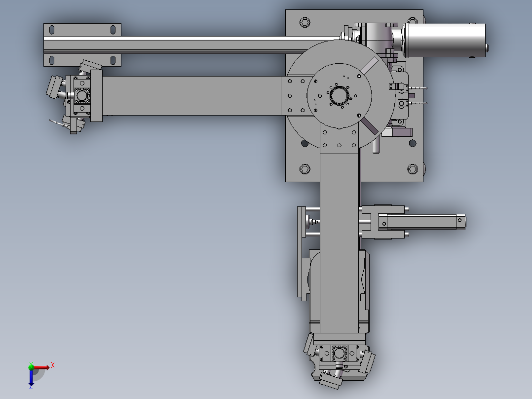 不锈钢自动焊机俯视图