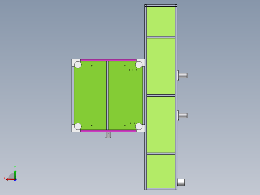 Q206-小型棒料直径快速检测装置的研究【三维SolidWorks】后视缩略图
