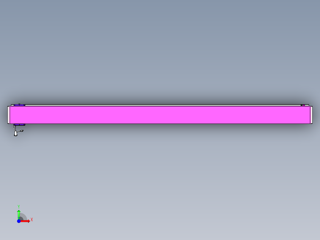 威洛博VL系列直线电机模组-VL17E1-S2750前视图