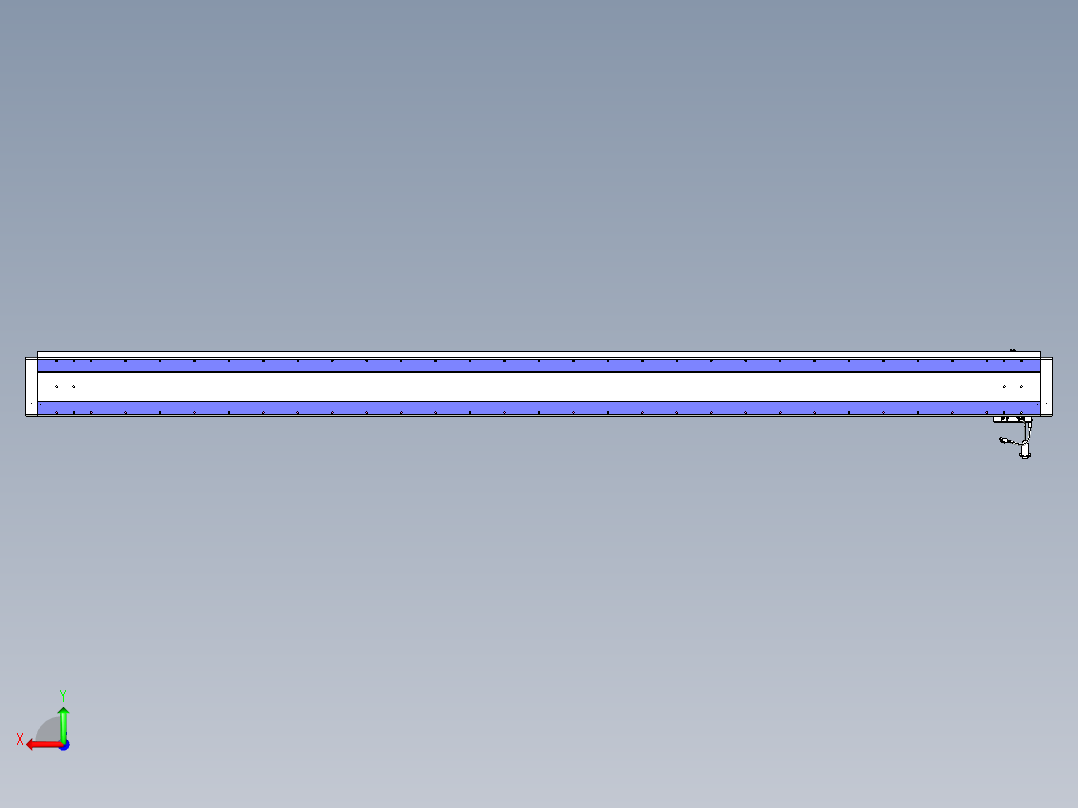 威洛博VL系列直线电机模组-VL17E1-S2750后视图