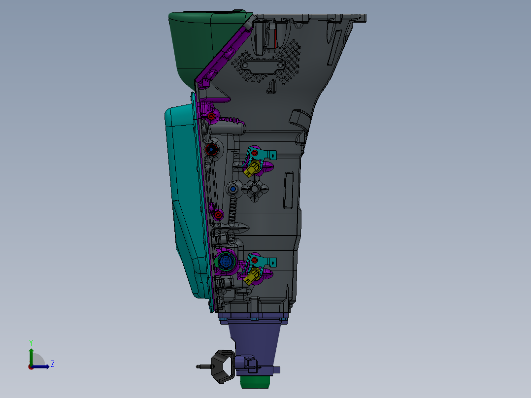 汽车车身 (48)左视图